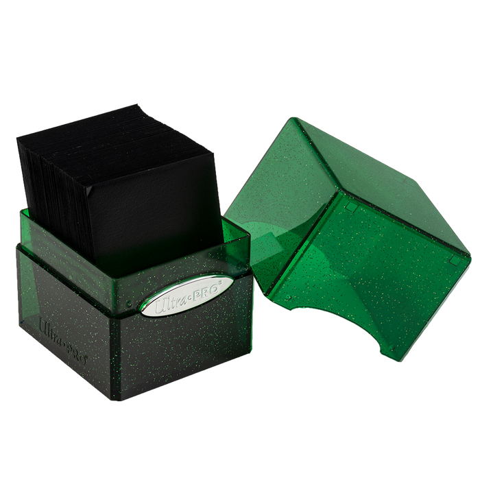 Ultra PRO: Satin Cube - Glitter Green - for just $0! 