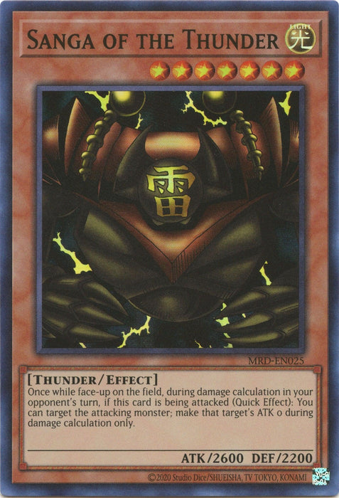 Sanga of the Thunder (25th Anniversary) [MRD-EN025] Super Rare - for just $0.85! 