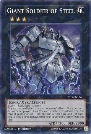 Giant Soldier of Steel [BP03-EN126] Shatterfoil Rare - for just $0.25! 