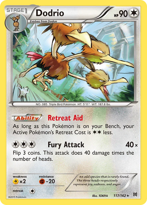 Dodrio (117/162) [XY: BREAKthrough] - for just $0.15! 