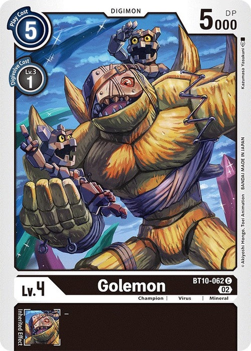 Golemon [BT10-062] [Xros Encounter] - Just $0.09! Shop now at Retro Gaming of Denver