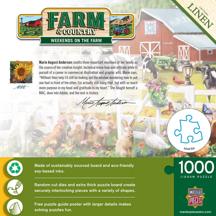 Farm & Country - Weekends On the Farm 1000 Piece Jigsaw Puzzle - for just $16.99! 