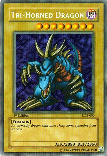 Tri-Horned Dragon [LOB-000] Secret Rare - for just $8.25! 