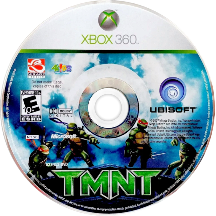 TMNT – Xbox 360 (X360) - for just $15.99! 