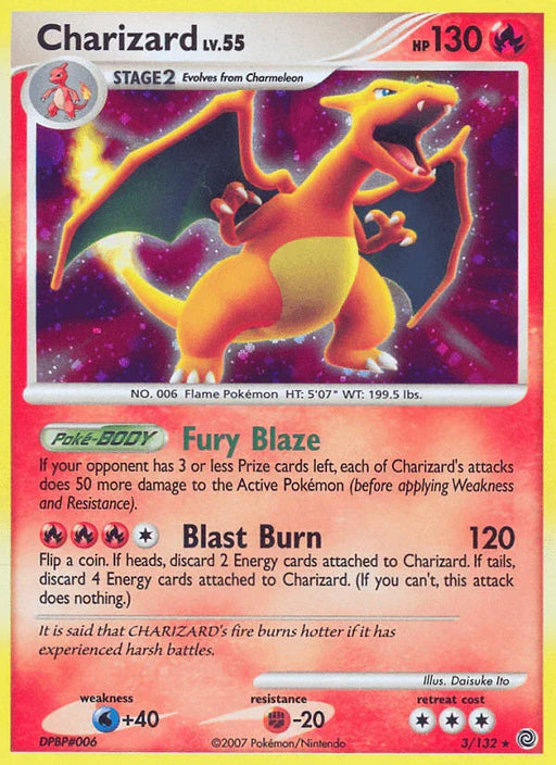 Charizard (3/132) [Diamond & Pearl: Secret Wonders] - for just $54.85! 