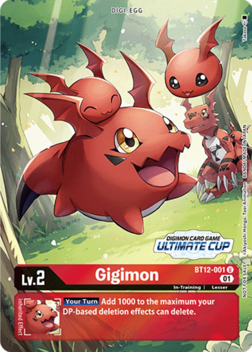 Gigimon [BT12-001] (Ultimate Cup) [Across Time Promos] - Just $2.95! Shop now at Retro Gaming of Denver