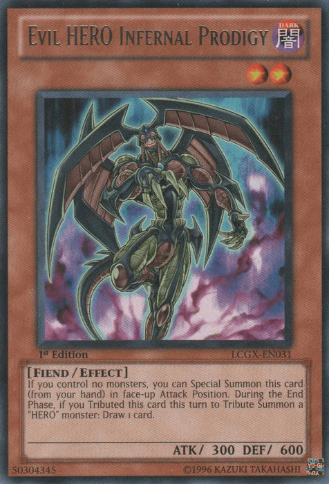 Evil HERO Infernal Prodigy [LCGX-EN031] Rare - for just $0.25! 
