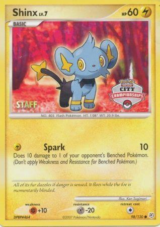 Shinx (98/130) (Staff City Championships Promo) [Nintendo: Black Star Promos] - for just $49.80! 