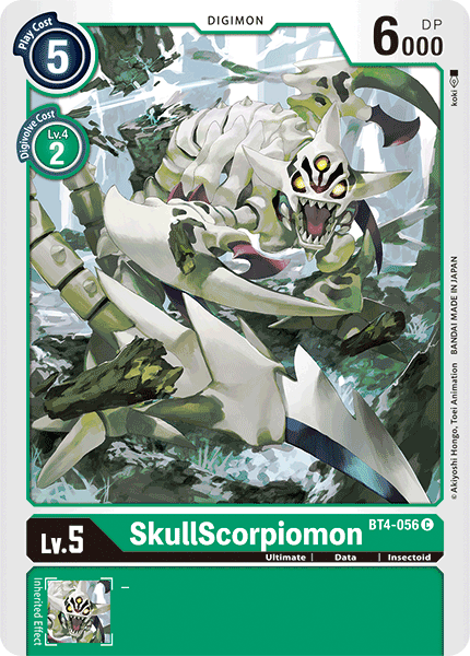 SkullScorpiomon [BT4-056] [Great Legend] - Just $0.09! Shop now at Retro Gaming of Denver