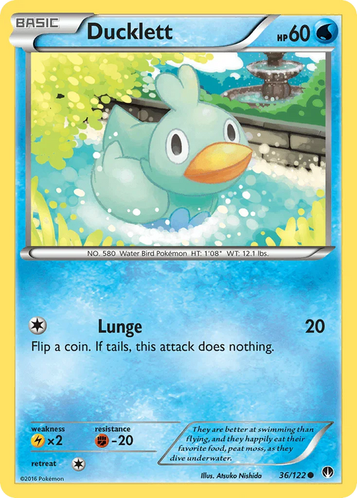 Ducklett (36/122) [XY: BREAKpoint] - for just $0.10! 