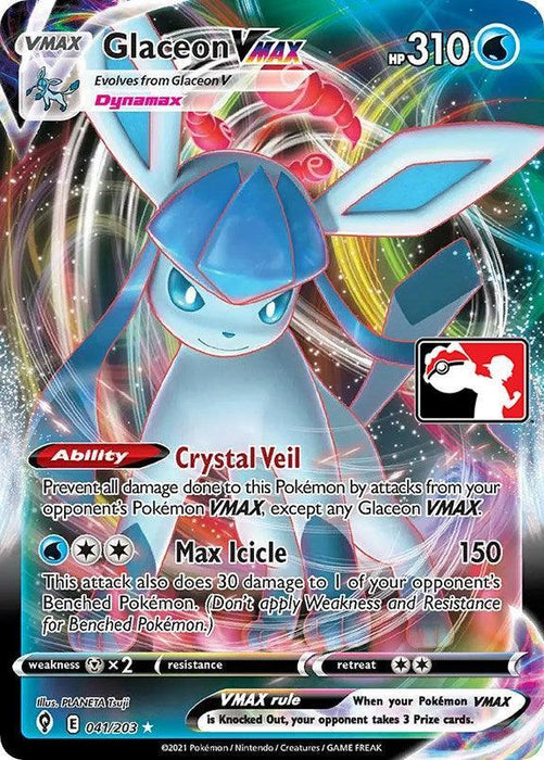 Glaceon VMAX (041/203) [Prize Pack Series One] - for just $46.90! 