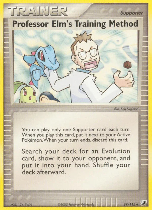 Professor Elm's Training Method (89/115) [EX: Unseen Forces] - for just $0.35! 