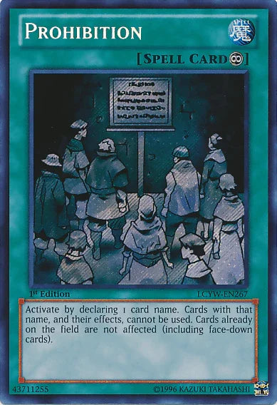 Prohibition [LCYW-EN267] Secret Rare - for just $3.35! 