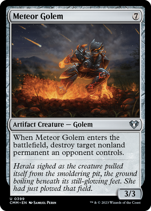 Meteor Golem (CMM-399) - Commander Masters - for just $0.03! 