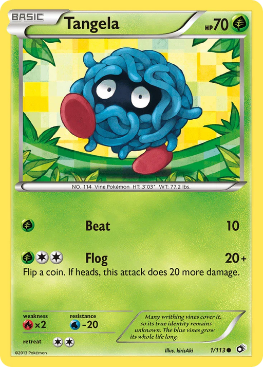 Tangela (1/113) [Black & White: Legendary Treasures] - for just $0.15! 