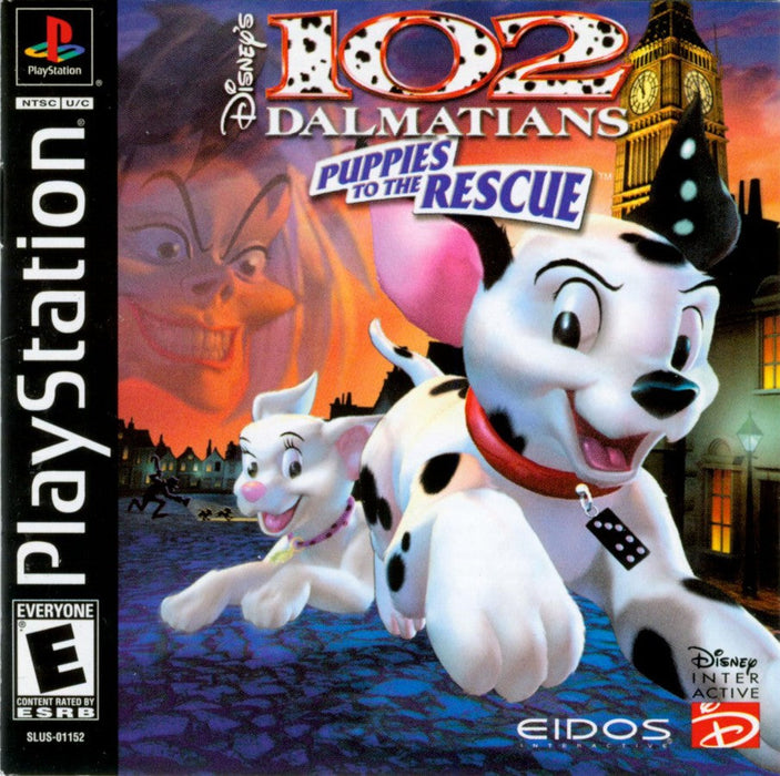 102 Dalmatians: Puppies to the Rescue – PlayStation 1 (PS1) - for just $18.99! 
