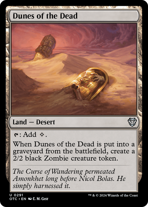 Dunes of the Dead (OTC-291) - Outlaws of Thunder Junction Commander - for just $0.09! 