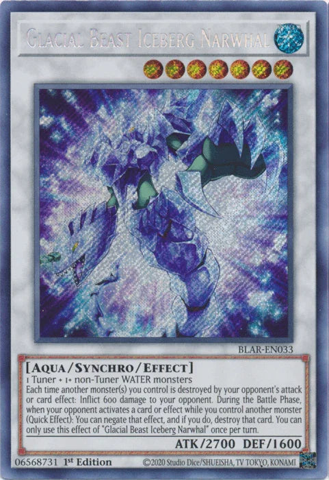Glacial Beast Iceberg Narwhal [BLAR-EN033] Secret Rare - for just $0.15! 