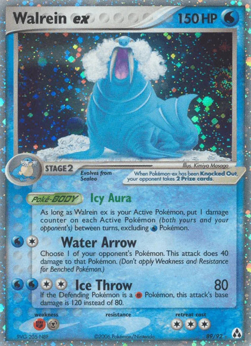 Walrein ex (89/92) [EX: Legend Maker] - for just $27.70! 