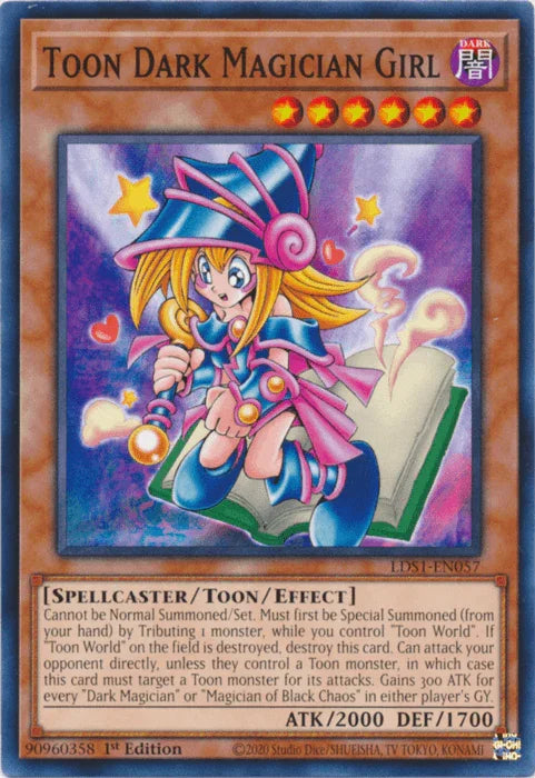 Toon Dark Magician Girl [LDS1-EN057] Common - for just $0.60! 