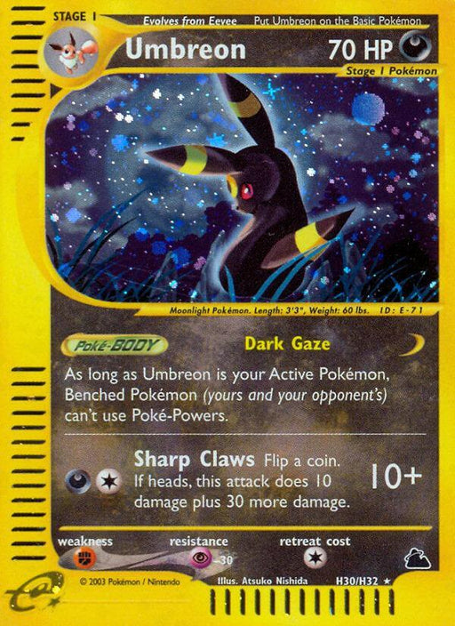 Umbreon (H30/H32) [Skyridge] - for just $80! 