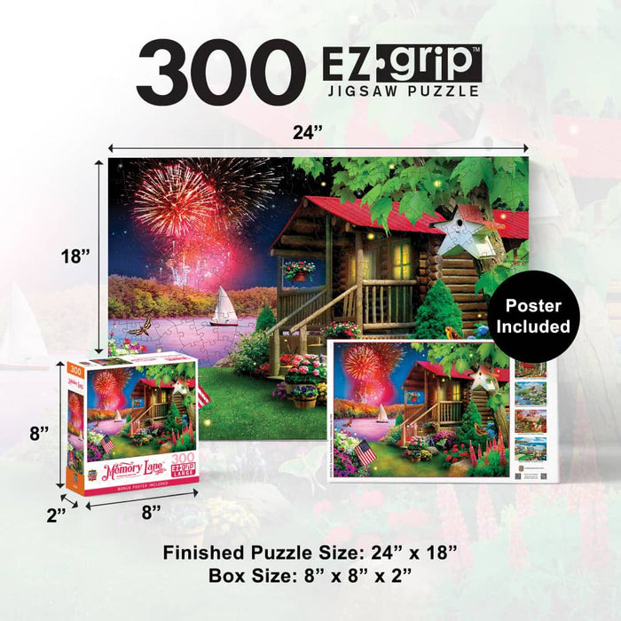 Memory Lane - Summer Celebration 300 Piece EZ Grip Jigsaw Puzzle - for just $14.99! 