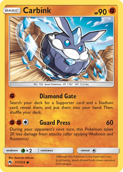 Carbink (117/214) [Sun & Moon: Lost Thunder] - for just $0.10! 