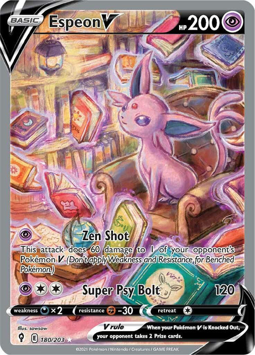 Espeon V (180/203) [Sword & Shield: Evolving Skies] - for just $89.35! 