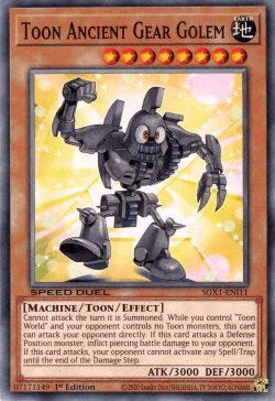 Toon Ancient Gear Golem [SGX1-ENI11] Common - for just $0.10! 