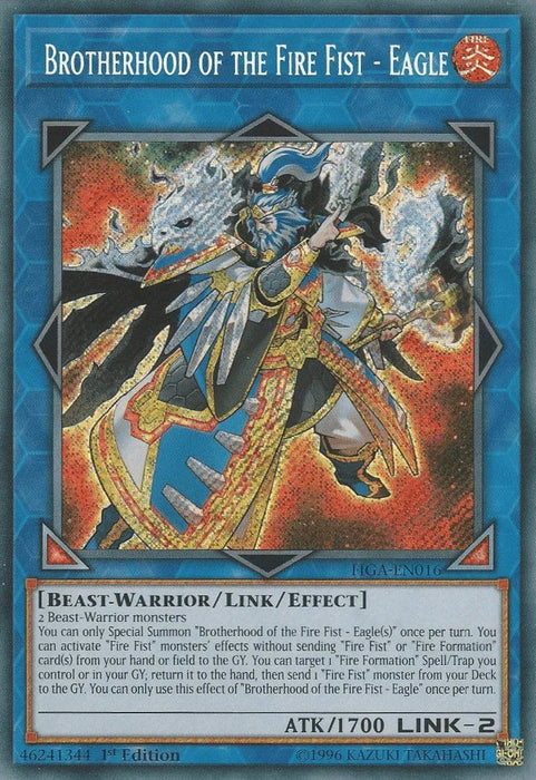 Brotherhood of the Fire Fist - Eagle [FIGA-EN016] Secret Rare - for just $1.30! 