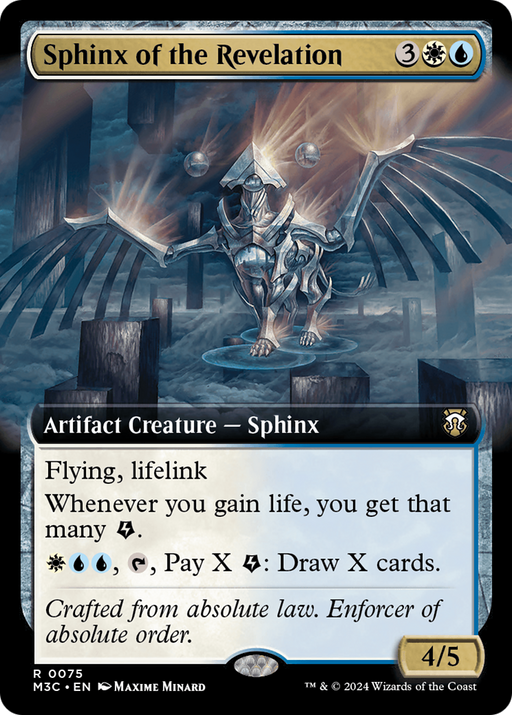 Sphinx of the Revelation (M3C-075) - Modern Horizons 3 Commander: (Extended Art) - for just $0.38! 