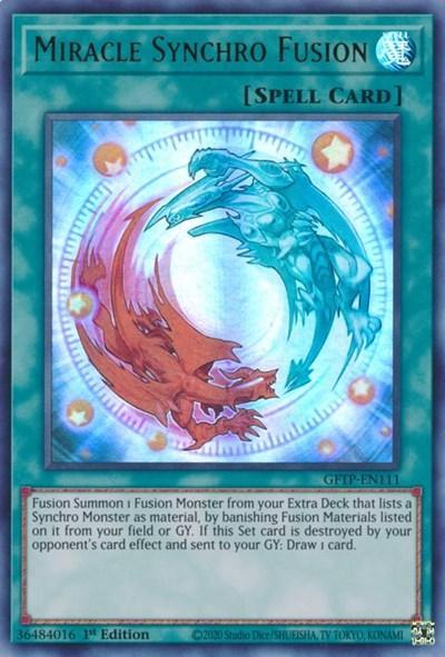 Miracle Synchro Fusion [GFTP-EN111] Ultra Rare - for just $0.15! 