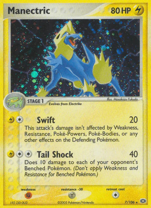 Manectric (7/106) [EX: Emerald] - for just $3.85! 