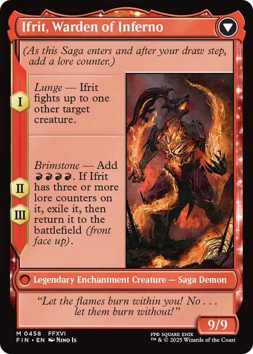 Clive, Ifrit's Dominant (Extended Art) (FIN-458) - FINAL FANTASY: (enchantment, Extended Art) Foil - for just $4.64! 