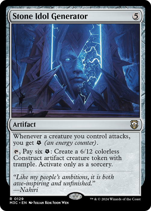 Stone Idol Generator (M3C-129) - Modern Horizons 3 Commander - for just $0.09! 