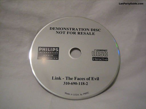 Demonstration Disc Not For Resale Zelda Link: The Faces Of Evil (CD-i) - for just $0! 