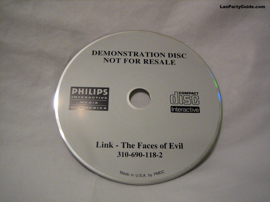 Demonstration Disc Not For Resale Zelda Link: The Faces Of Evil (CD-i) - for just $0! 