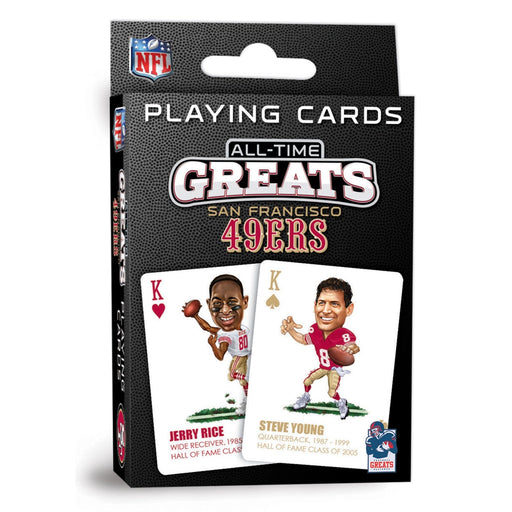 San Francisco 49ers All-Time Greats Playing Cards - 54 Card Deck - for just $9.99! 