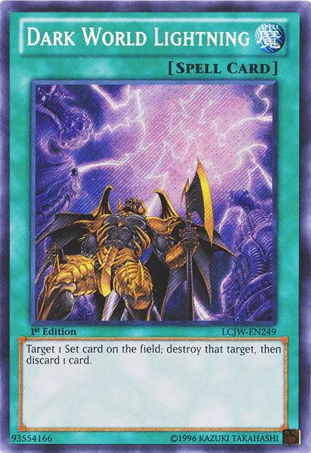 Dark World Lightning [LCJW-EN249] Secret Rare - for just $0.40! 