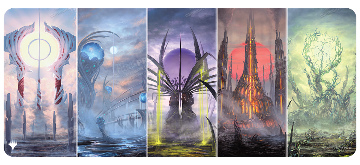 Ultra PRO: Playmat - Phyrexia All Will Be One (6ft Table) (Basic Land Tableaux) - Just $0! Shop now at Retro Gaming of Denver