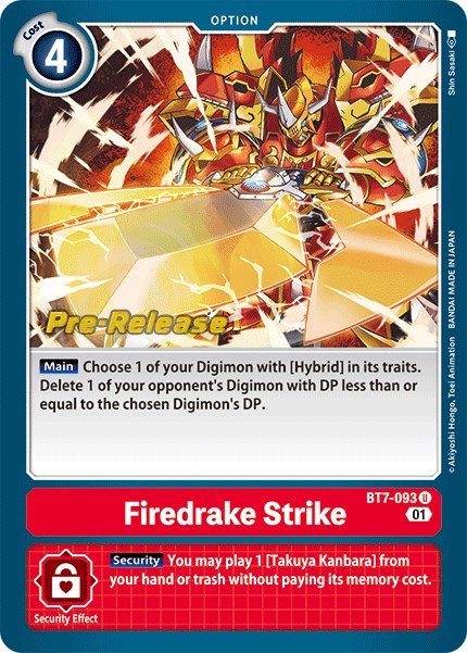 Firedrake Strike [BT7-093] [Next Adventure Pre-Release Cards] - Just $0.30! Shop now at Retro Gaming of Denver