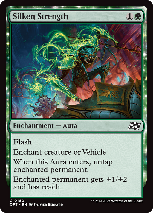 Silken Strength (DFT-180) - Aetherdrift: (enchantment) - for just $0.01! 
