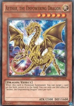 Aether, the Empowering Dragon [DEM3-EN008] Common - for just $3! 