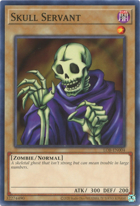 Skull Servant (25th Anniversary) [LOB-EN004] Common - for just $0.25! 