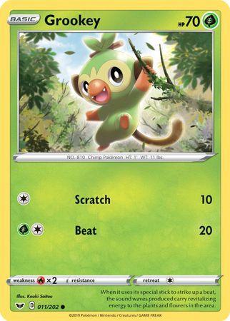 Grookey (011/202) (Premium Collection) [Sword & Shield: Base Set] - for just $0.25! 