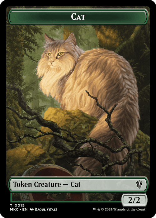 Drake // Cat Double-Sided Token [Murders at Karlov Manor Commander Tokens] - Just $0.10! Shop now at Retro Gaming of Denver