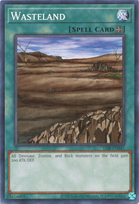 Wasteland (25th Anniversary) [LOB-EN047] Common - for just $0.10! 