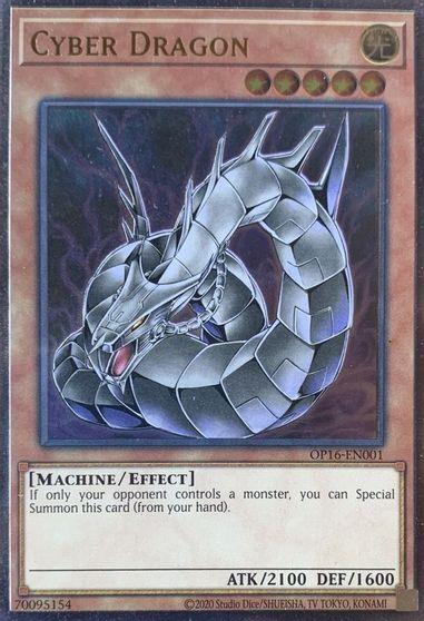 Cyber Dragon [OP16-EN001] Ultimate Rare - for just $29.55! 