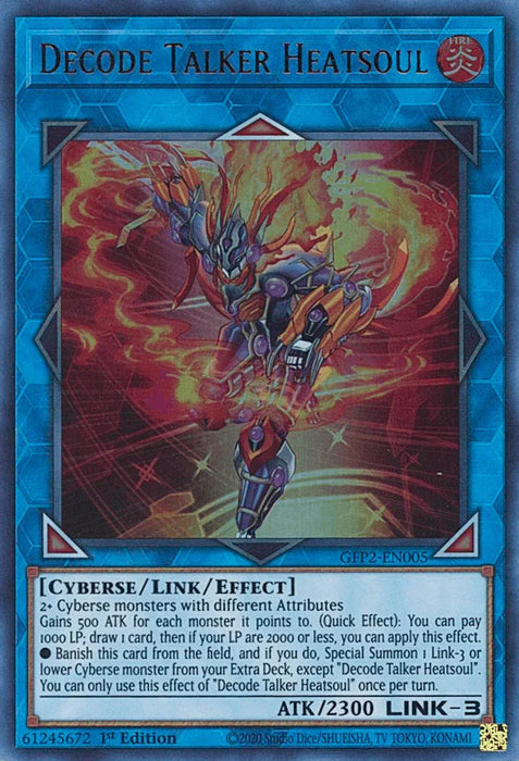 Decode Talker Heatsoul [GFP2-EN005] Ultra Rare - for just $0.10! 