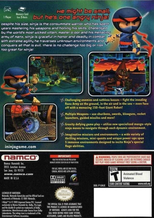 I-Ninja – GameCube (GC) - for just $32.99! 
